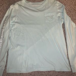 Vineyard vines light blue long sleeve